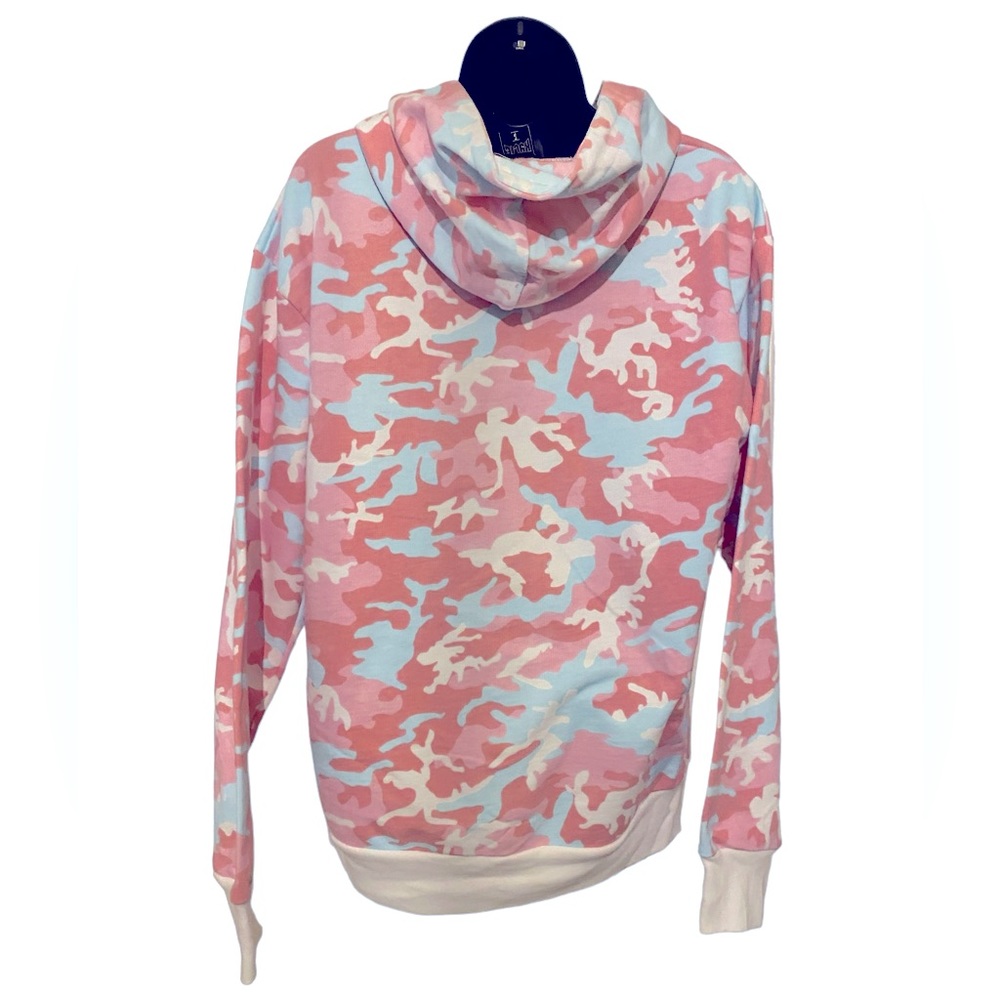 Kylie Jenner Pink “Candy” Camo Hoodie NWOT size S Tik Tok Famous, barbiecore - Picture 7 of 11